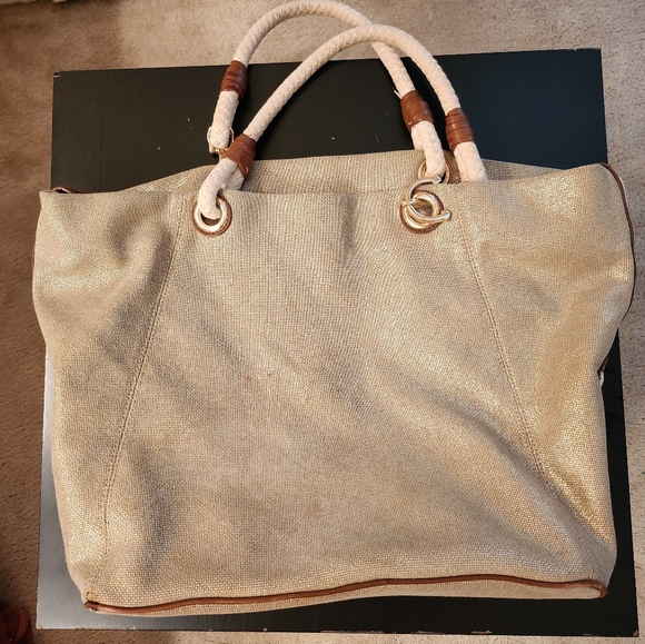 ××HP!!×× Michael Kors Nautical Gold Tote - Picture 6 of 16